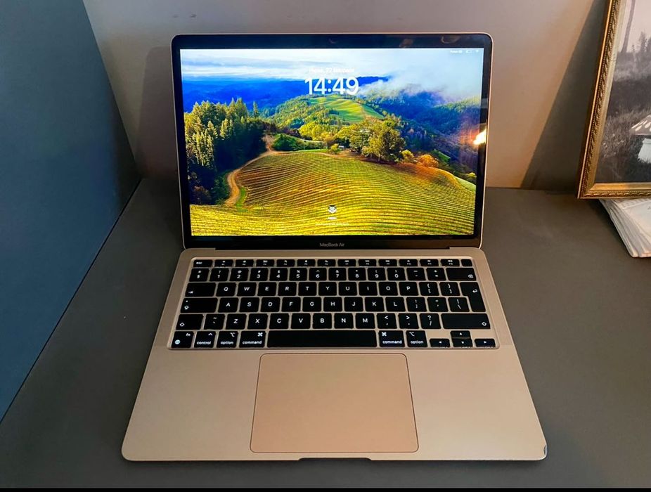 Laptop MacBook Air M1 8gb ram 256gb ssd a2337 Rose Gold Apple