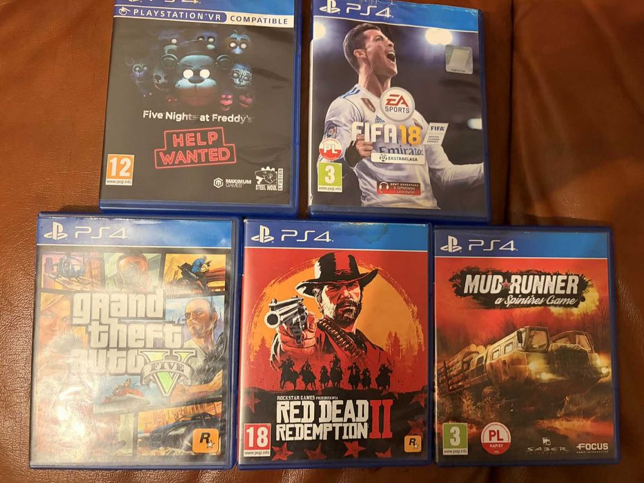 Zestaw 15 gier na PS4 OPIS!