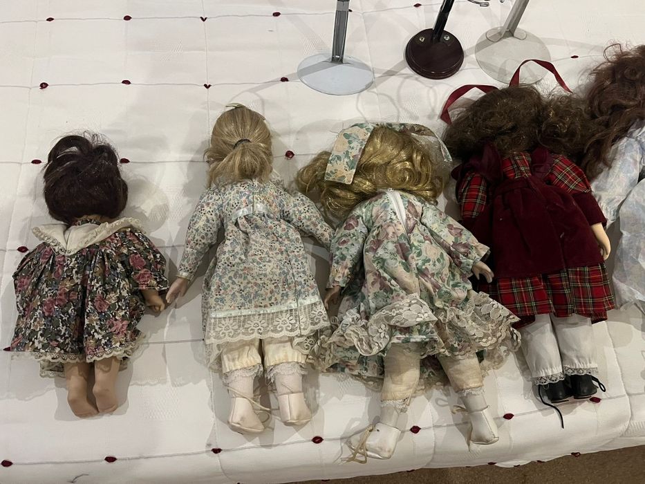 Bonecas de porcelana anos 80 e 90