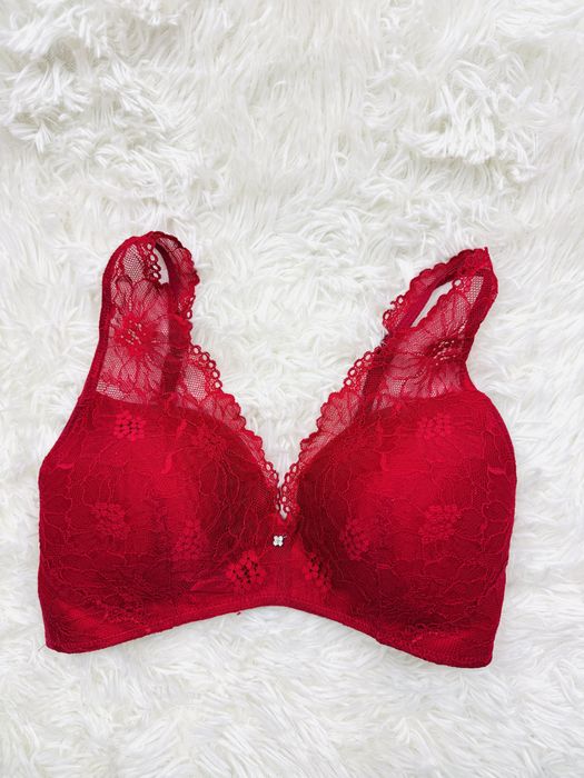 Biustonosz półusztywniany 70D czerwony