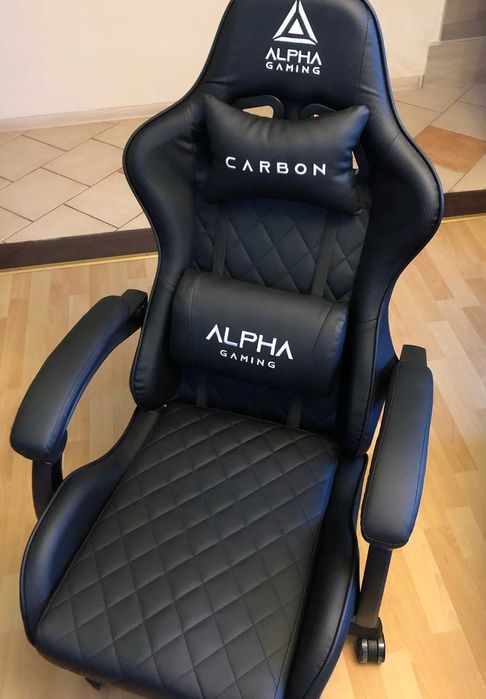 NOWY Materiałowy Fotel Gamingowy Obrotowy Ergonomiczny Biurowy Krzesło