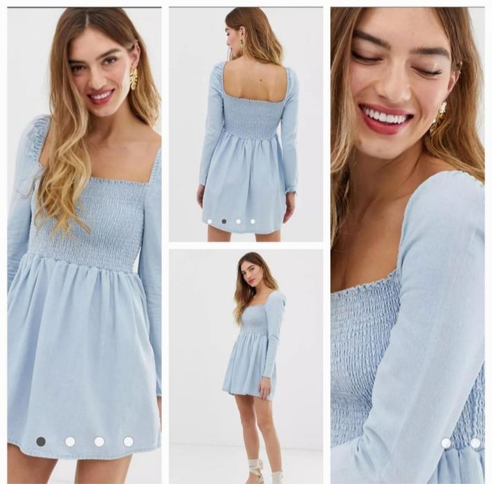 Джинсова сукня сарафан Asos l-xxl