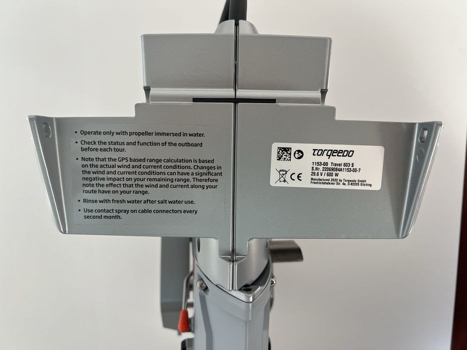 Motor de popa elétrico Torqeedo 603S