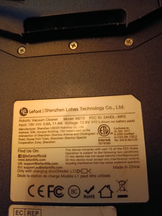 Robot sprzątający lefant m210