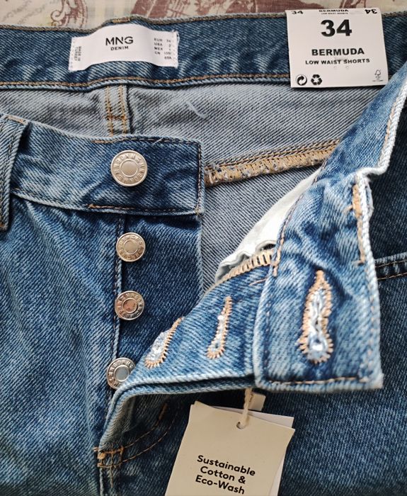 Нові бермуди Mango 34 р. Xs Шорти джинсові