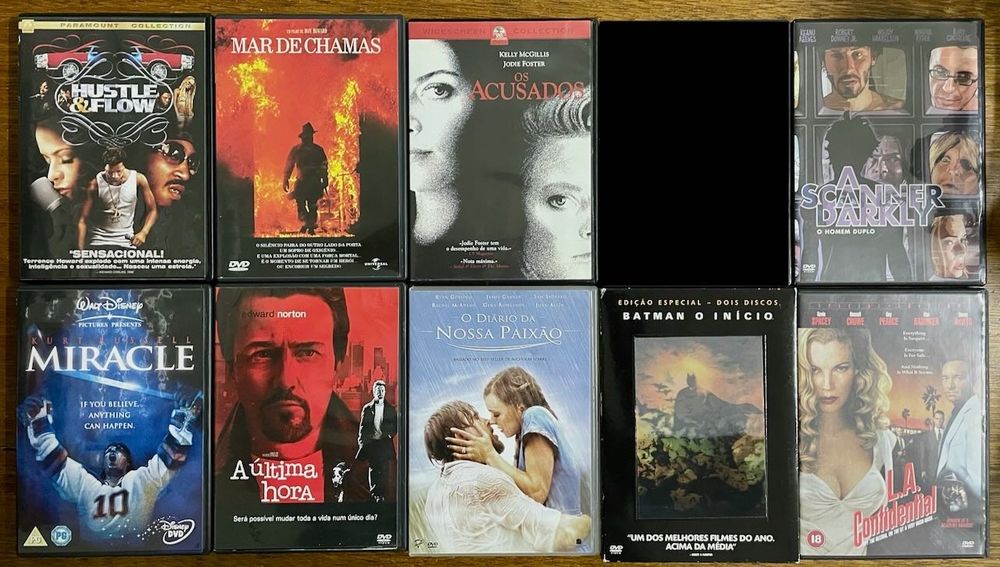 51 DVDs - Filmes Famosos - COM legendas em português