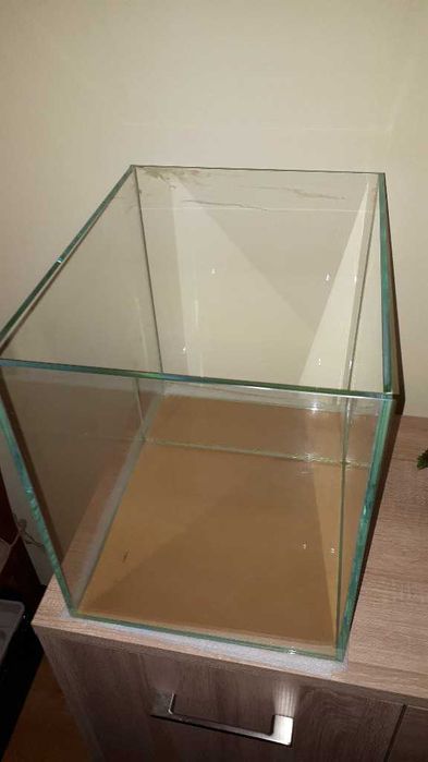 Akwarium OptiWhite 29x38x35 dno Float + filtr Ista