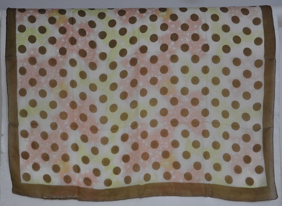 Chusta Apaszka Szal Szalik Damska Jedwabna Jedwab z Indii 102x98cm