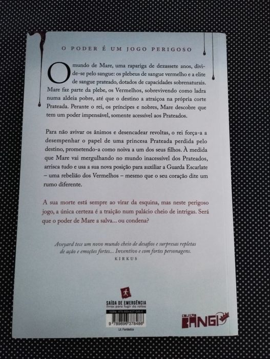 "Rainha vermelha" de Victoria Aveyard