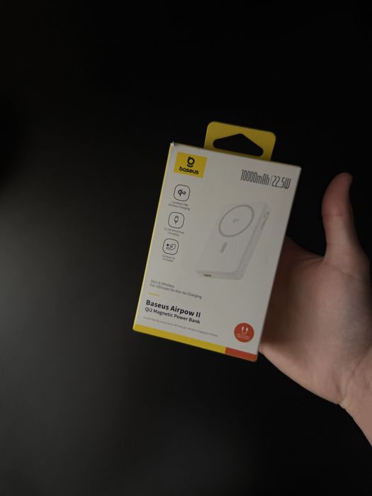 РОЗПРОДАЖ! Павербанк Magsafe Baseus Airpow II Qi2, магсейф, бездротови