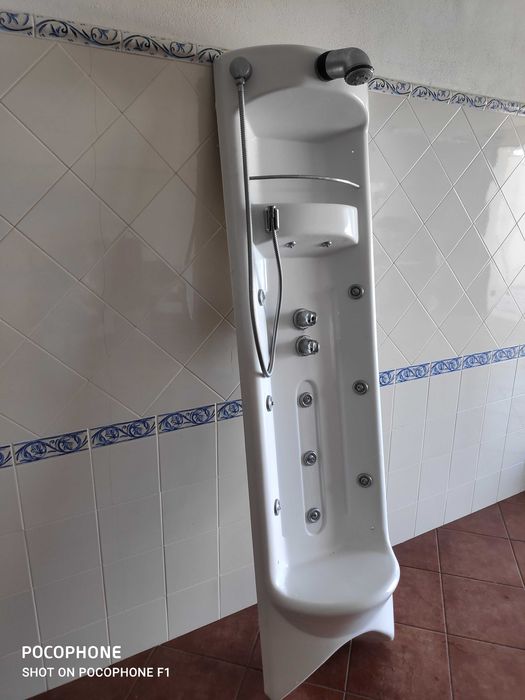 coluna de chuveiro em fibra