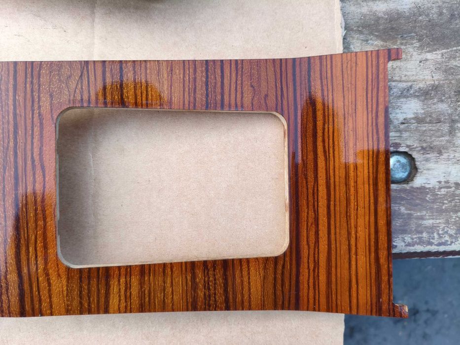 Drewno zebrano panel lewarka popielniczka panel nawiewu Mercedes w124