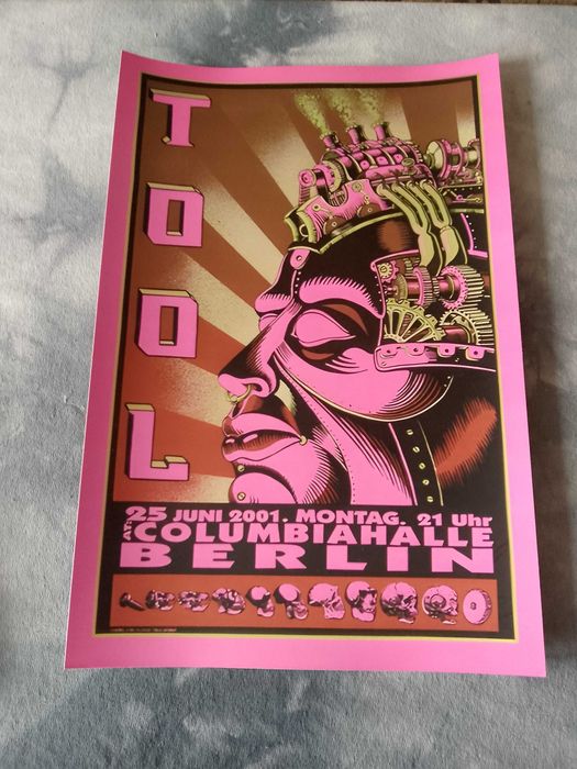 plakat zespołu muzycznego  tool