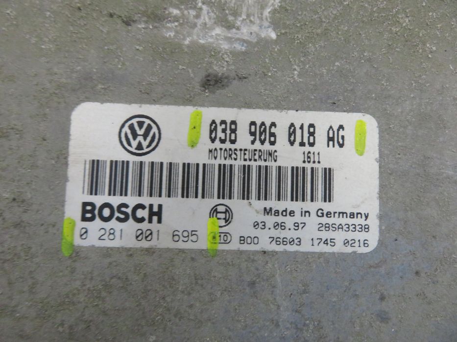 Sterownik Skoda Octavia I (1u2) 1.9 Tdi 90- Agr