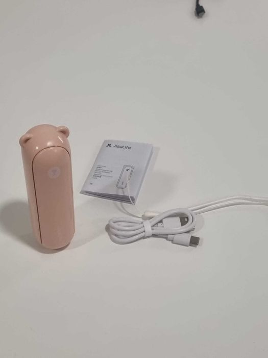 Ventoinha Portátil JISULIFE 3 em 1 – Com Power Bank e Lanterna