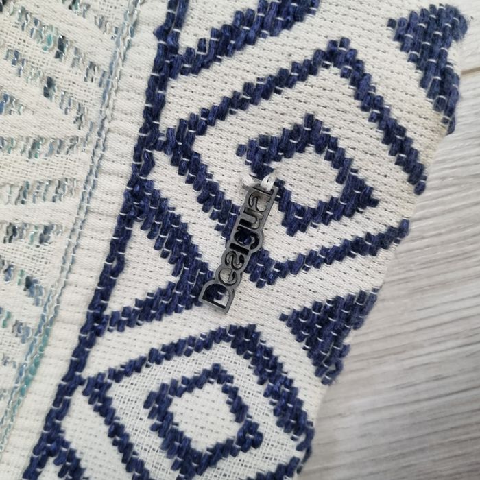 Desigual Boski fantazyjny kolorowy płaszcz