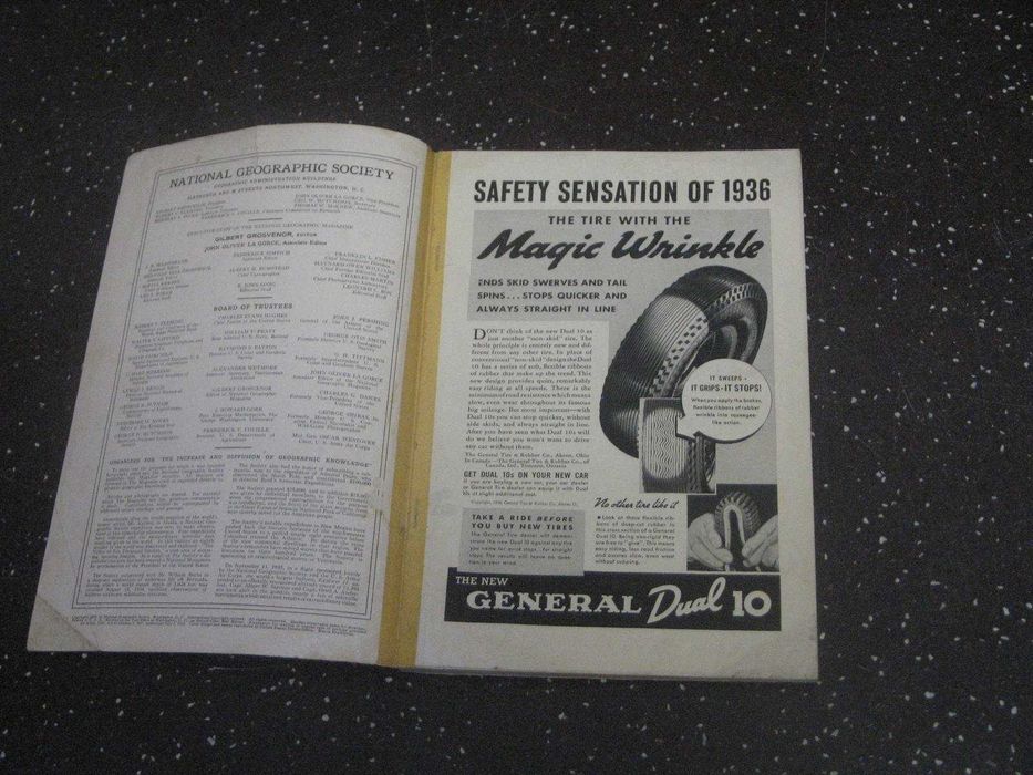 Очень редкий журнал National Geographik июль 1936