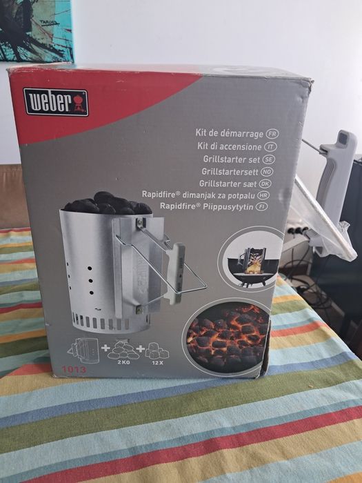 Acendedor vertical Rapidfire Weber (chaminé)