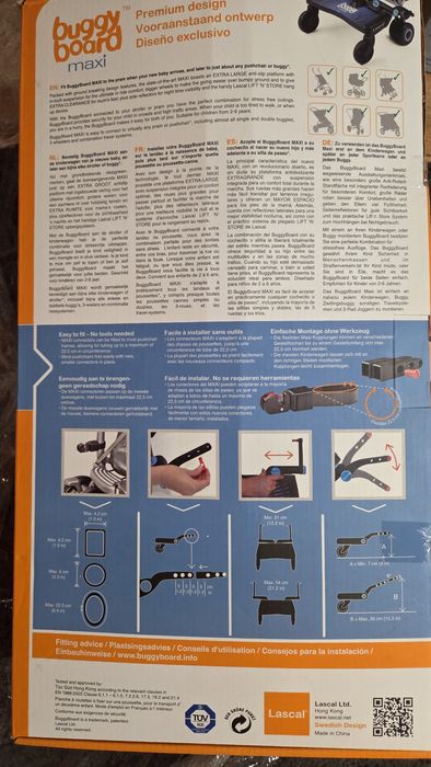 Lascal BuggyBoard Maxi – dostawka do wózka | b. dobry stan | oryginał