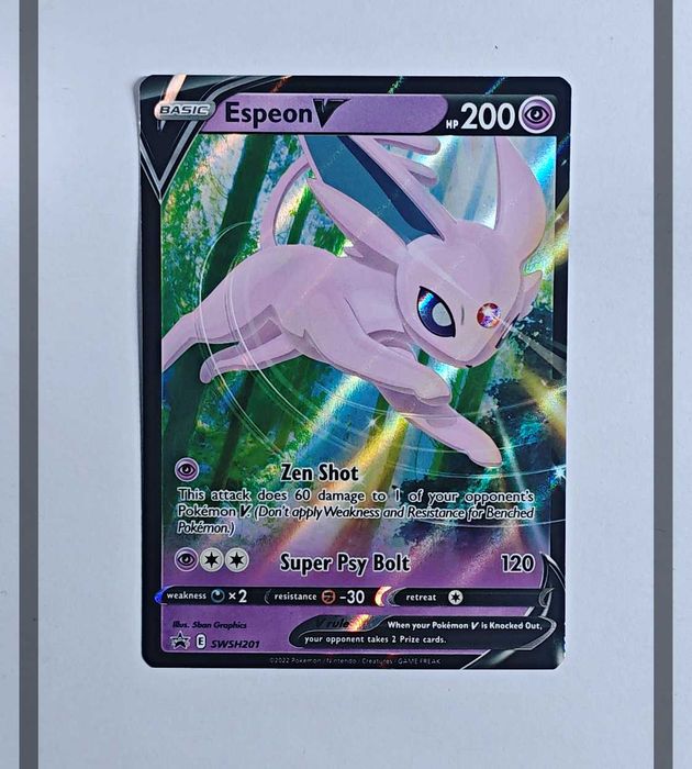 Espeon V SWSH201 Promo Pokemon ENG-NM