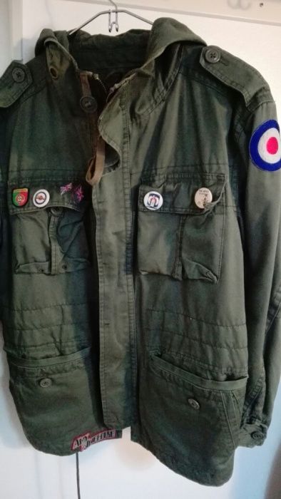 Casaco Parka inglesa Mod, tamanho L
