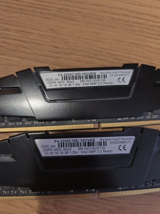 RAM G skill ripjaws V Black 16GB