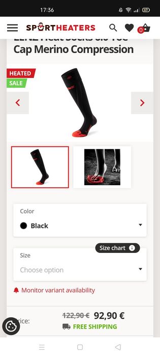 Шкарпетки з підігрівом Lenz