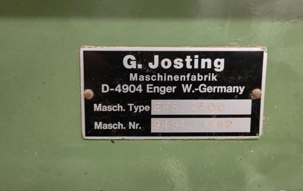 Gilotyna do forniru Josting EFS 2800