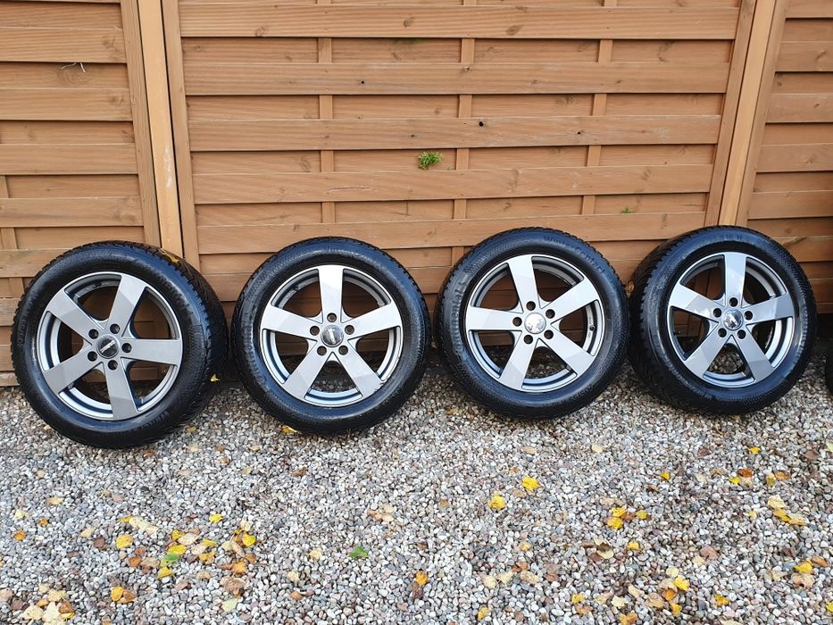 Alufelgi z oponami zimowymi. 16. 5x112  vw audi skoda