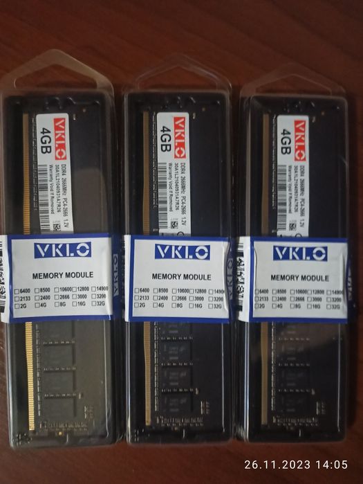 DDR4 12 gb 4+4+4 2666 700 за всё: 700 грн. - Комплектуючі та аксесуари ...