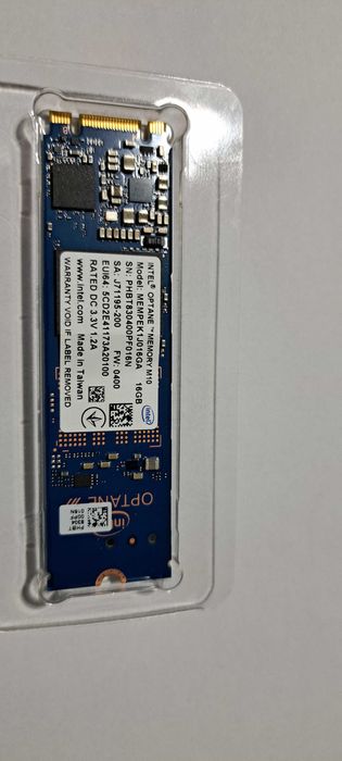 Intel Optane memory m10 16gb