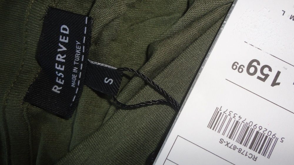 Maxi sukienka Reserved roz.S-M-L khaki , siatka,nowa