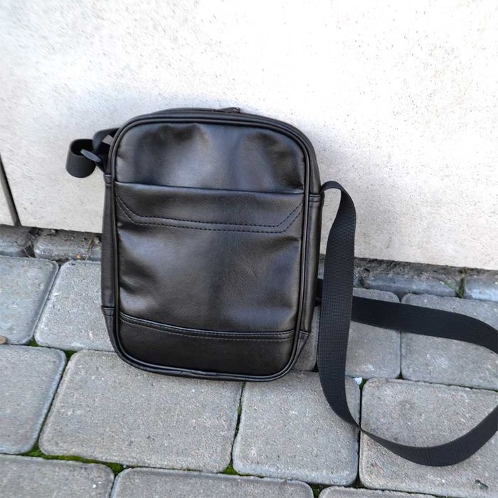 Сумка через плече чоловіча ділова сумка месенджер класична з еко шкіри