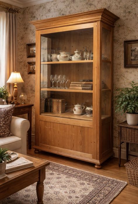 Witryna boho vintage kredens bibloteczka