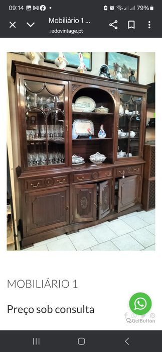 Móvel antigo de sala