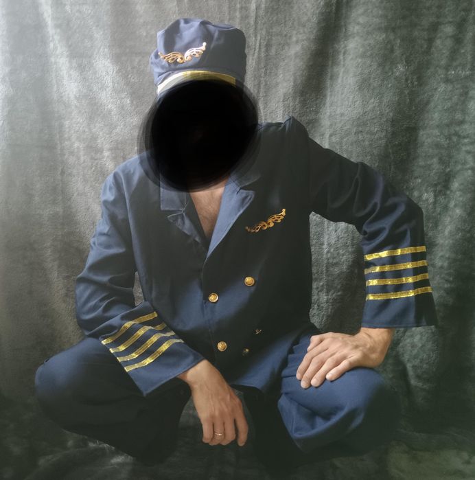 Kostium dla dorosłych Pilot Kapitan