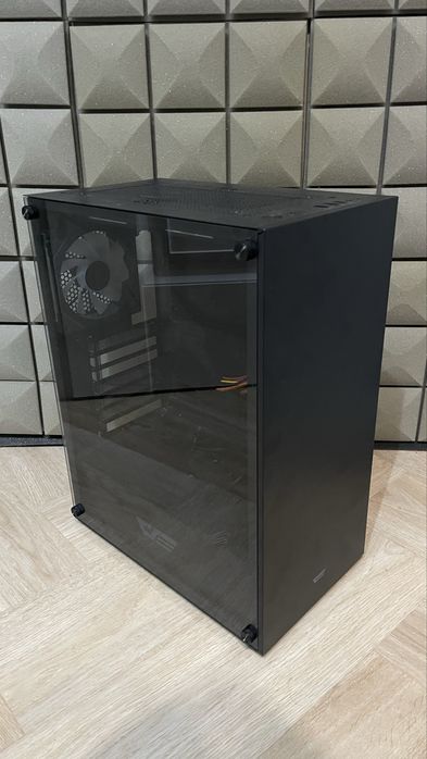 Obudowa do komputera stacjonarnego z zasilaczem cooler maser 600w i 3 wentylatorami rgb