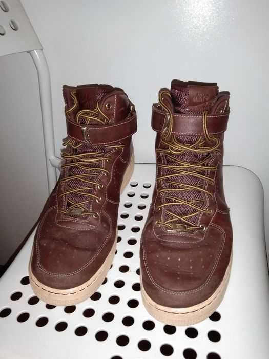 Кроссовки ботинки Найк кожа, Nike