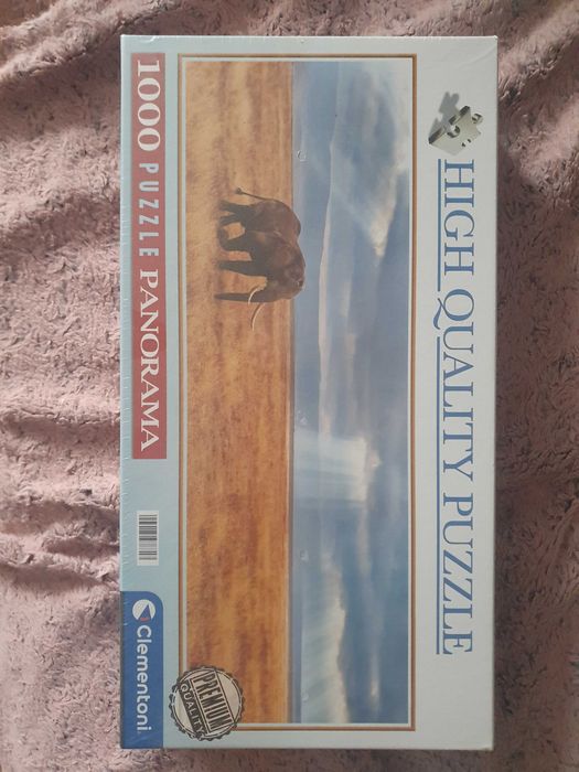 puzzle 1000 słoń sawanna  nowe w folii