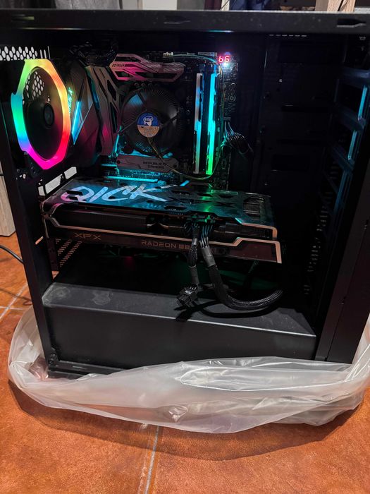 PC Gaming Completo | i7-9700K | RX 6700 XT | 32G Ram | 2 Monitores