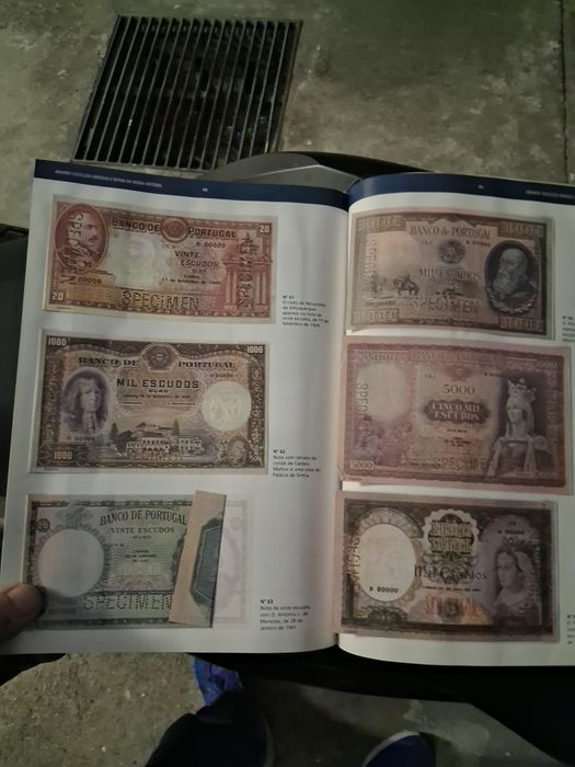 Livro coleção de notas jn