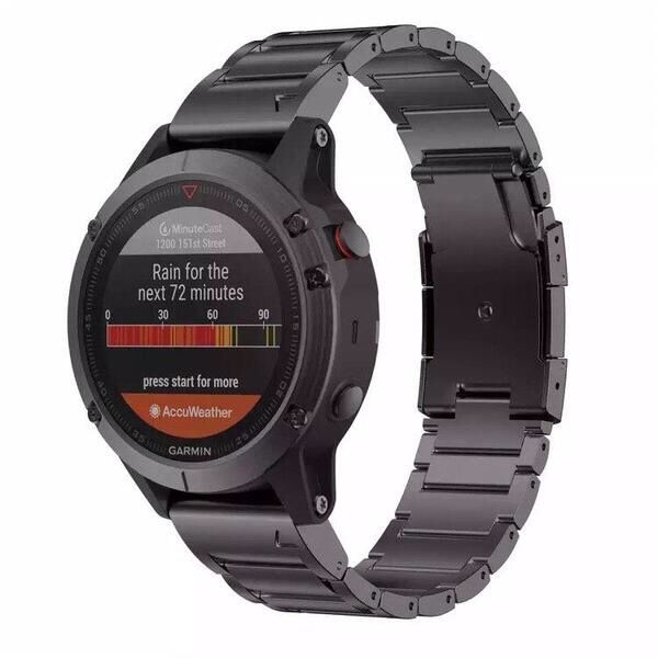 Титановый ремешок для Garmin Fenix 3,5X,6X,7, D2 Charlie, tactix Bravo