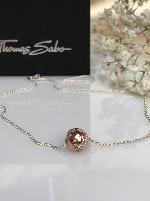 Thomas Sabo срібна цепочка з кулоном шарм