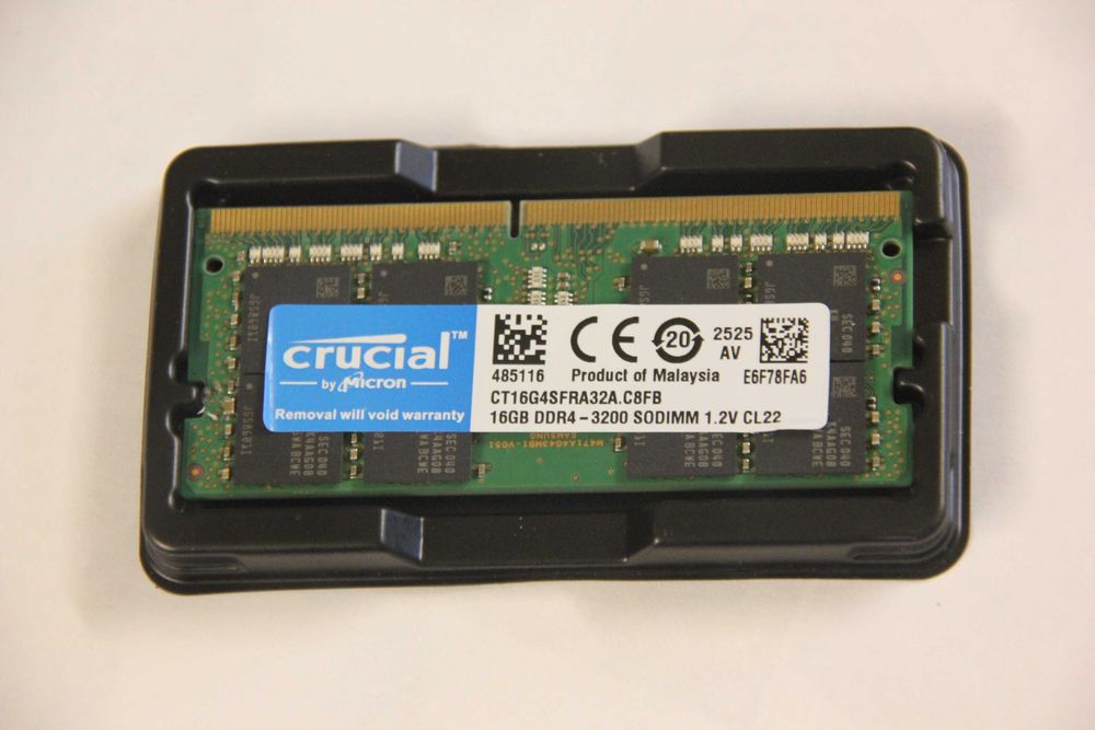 pamięć DDR4 16GB 3200 sodimm crucial