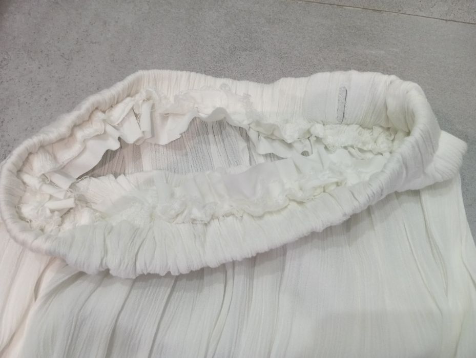 Spódnica biała długa 100cm