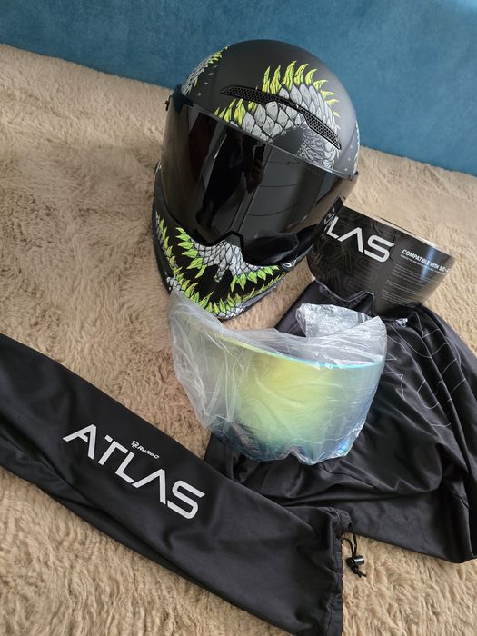 Capacete Ruroc Atlas 4.0 carbon Serpent