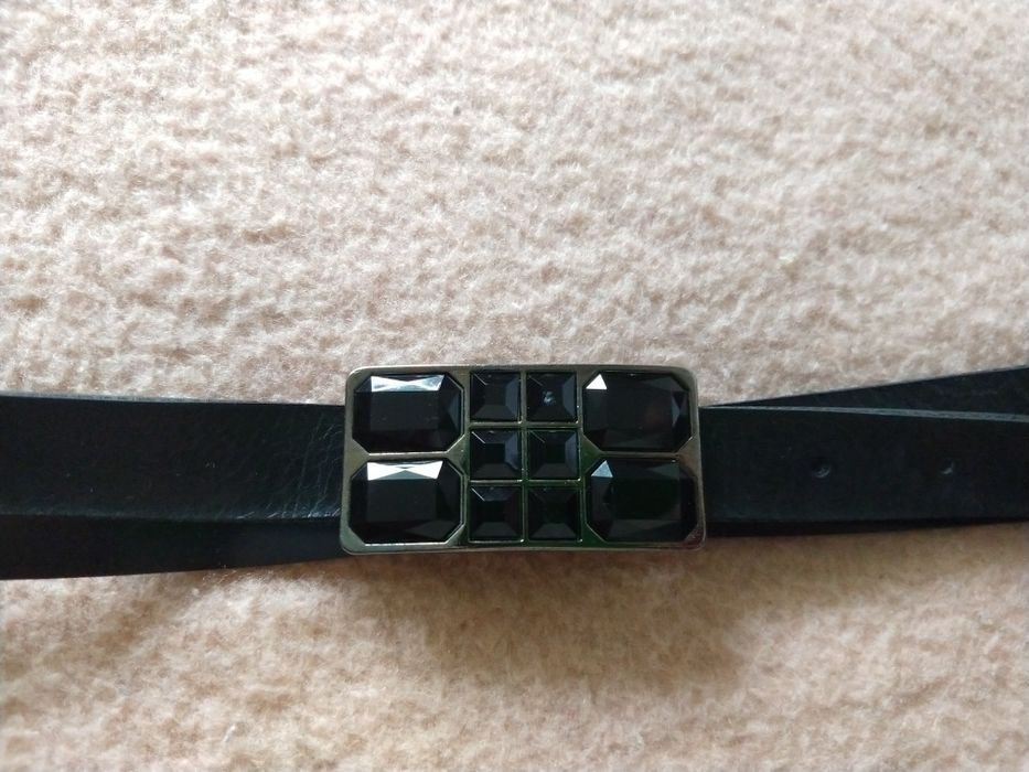 Pasek damski czarny.