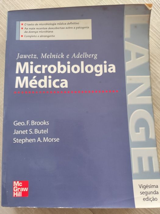 Livro de Microbiologia Médica,  22a edição