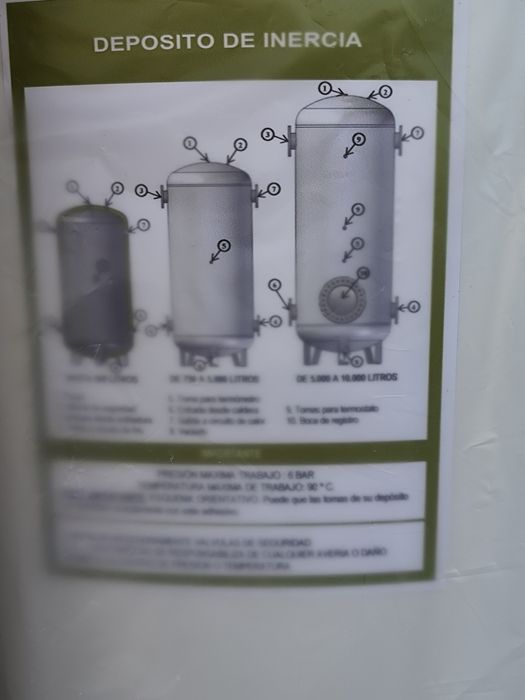 Depósito de Inércia Mecalia 300L NOVO (Embalado de Fábrica)