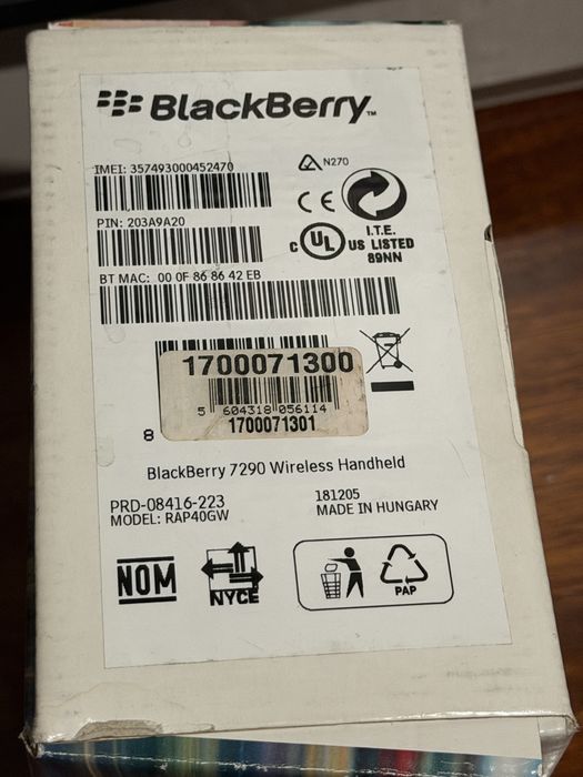 Blackberry 7290 Wireless Handheld